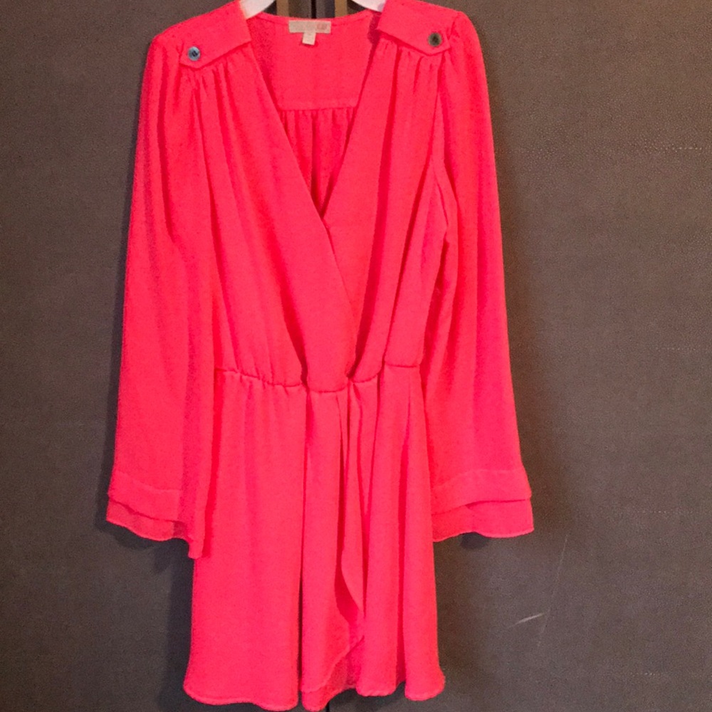 😎 GB Neon Coral Dress